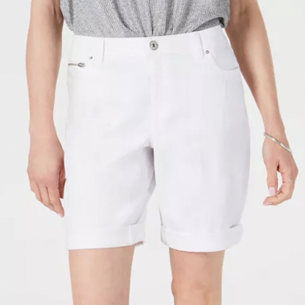 INC Denim Shorts in Curvy, Size 10